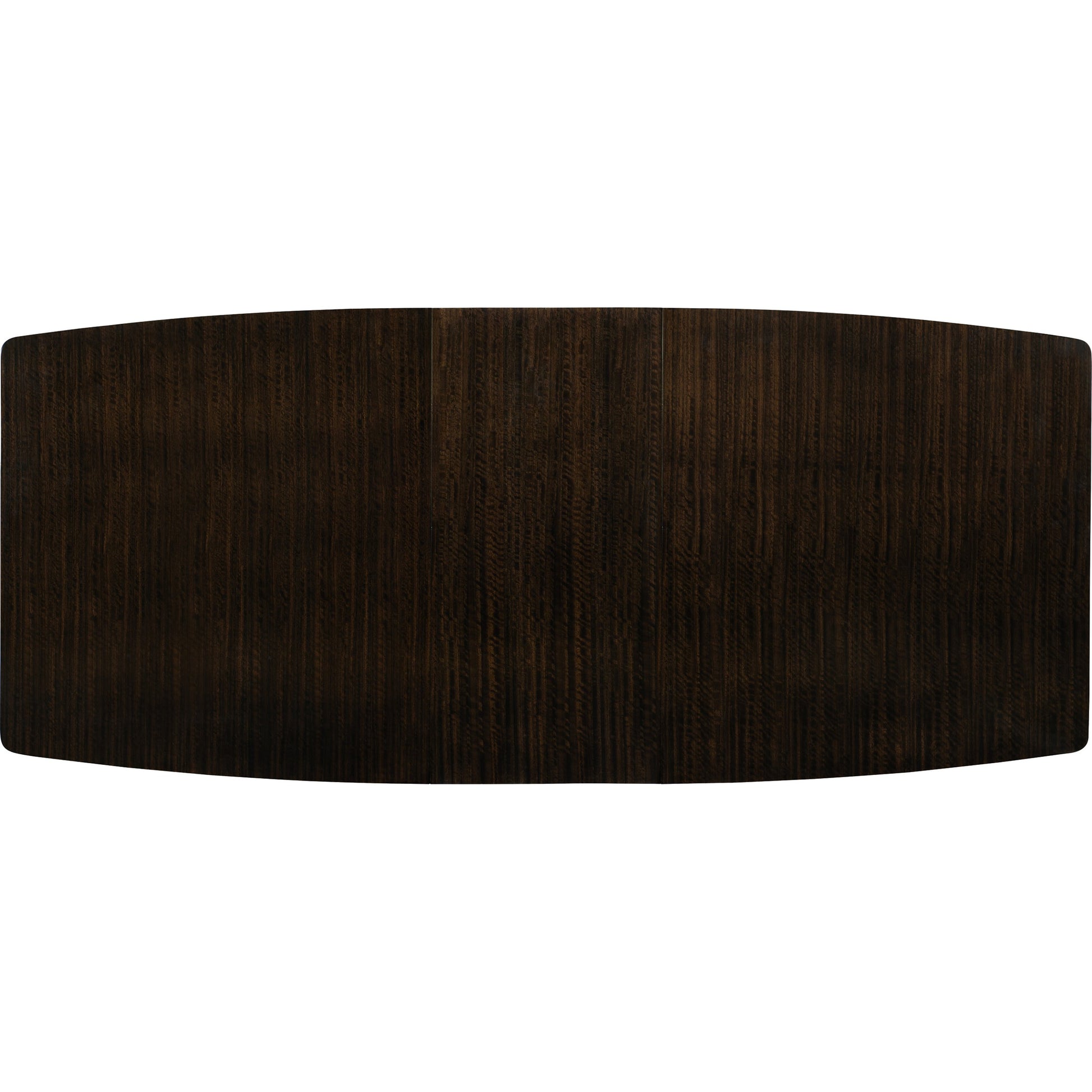 Streamline Dining Table by Caracole in bronze, smoked and aged bourbon, smoked bronze. Made from asian hardwood, fumed quartered figured eucalyptus, metal in a modern style.