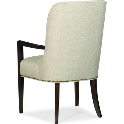 Streamline Arm Chair (Set of 2) by Caracole in natural and bourbon glaze. Made from asian hardwood in a transitional style.
