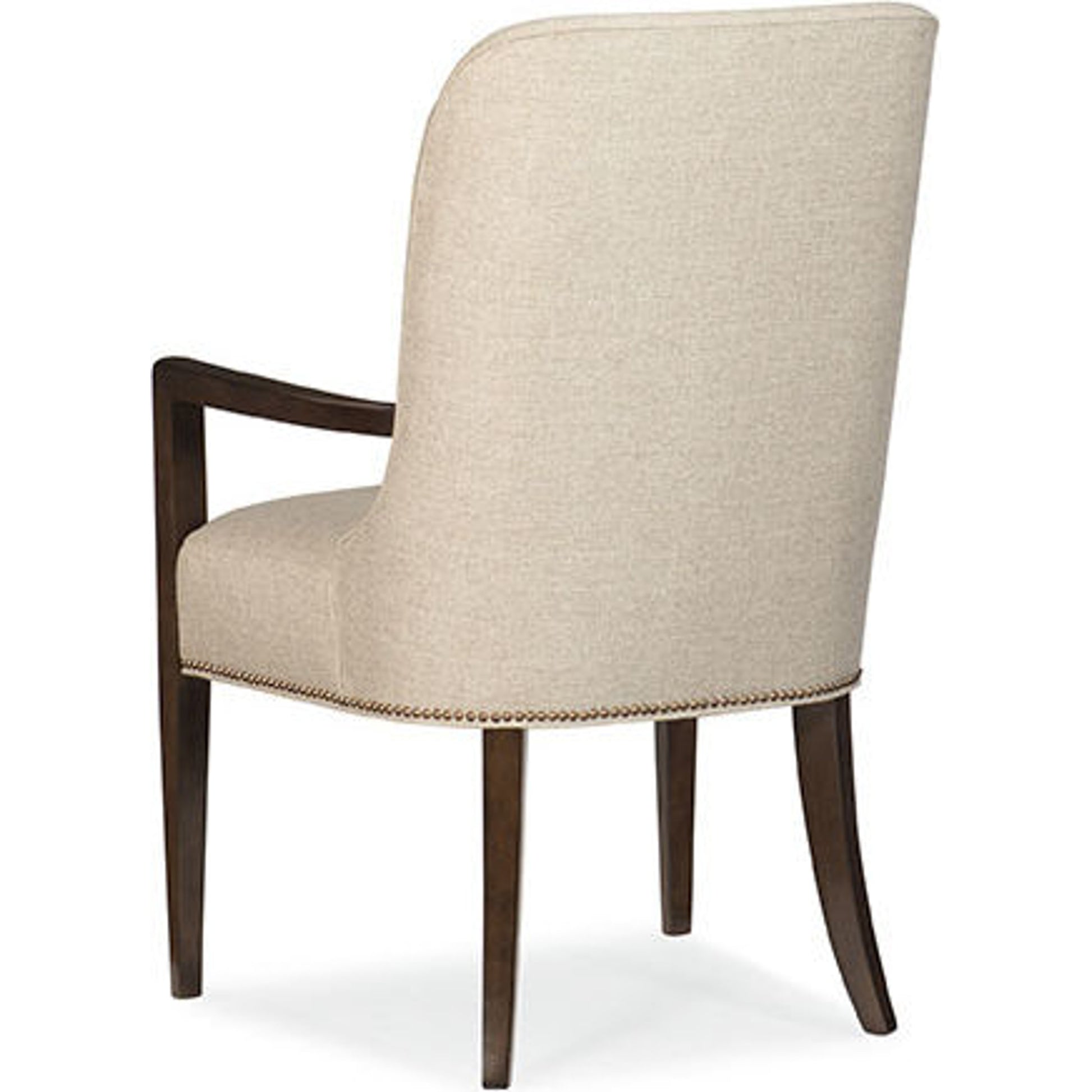 Streamline Arm Chair (Set of 2) by Caracole in natural and bourbon glaze. Made from asian hardwood in a transitional style.