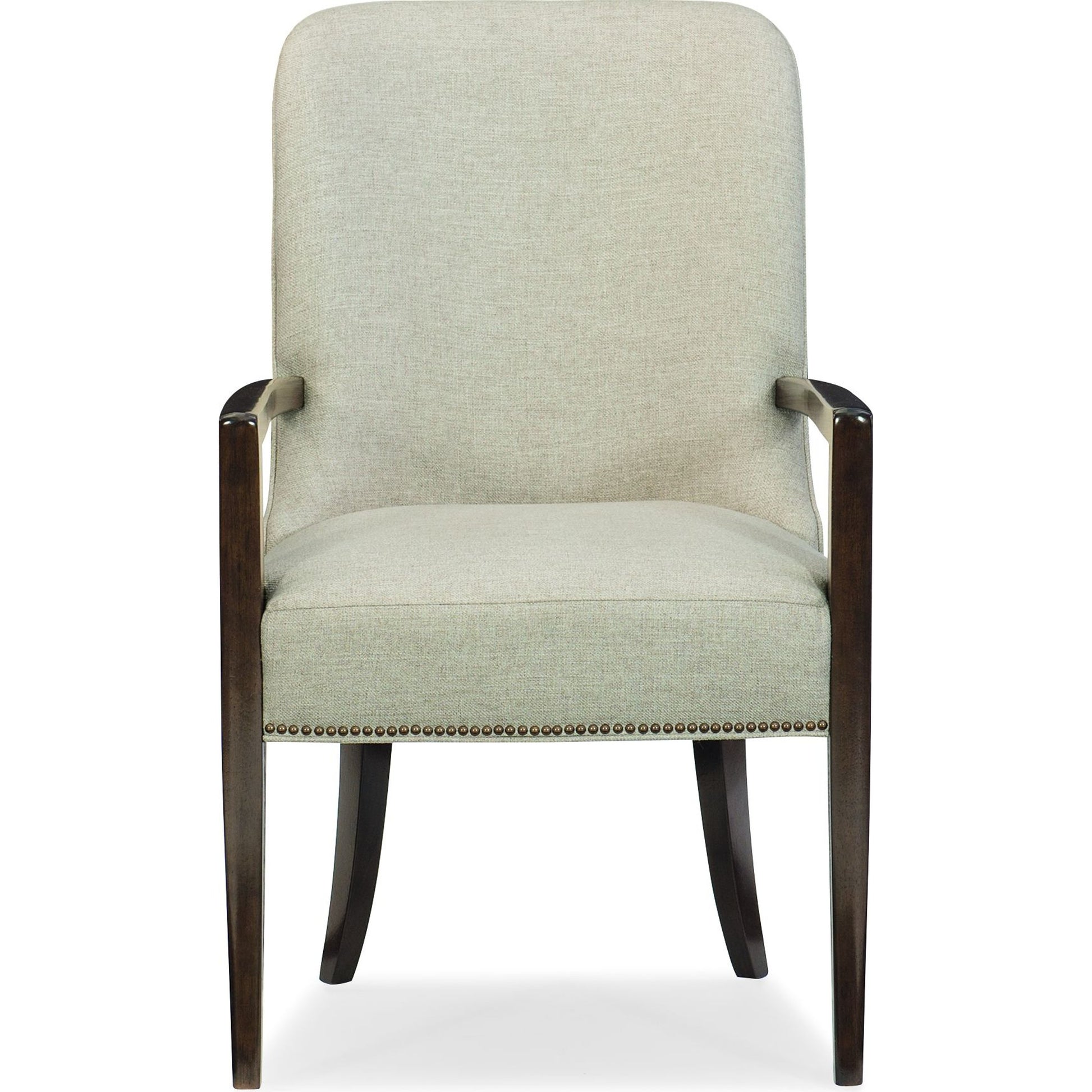 Streamline Arm Chair (Set of 2) by Caracole in natural and bourbon glaze. Made from asian hardwood in a transitional style.
