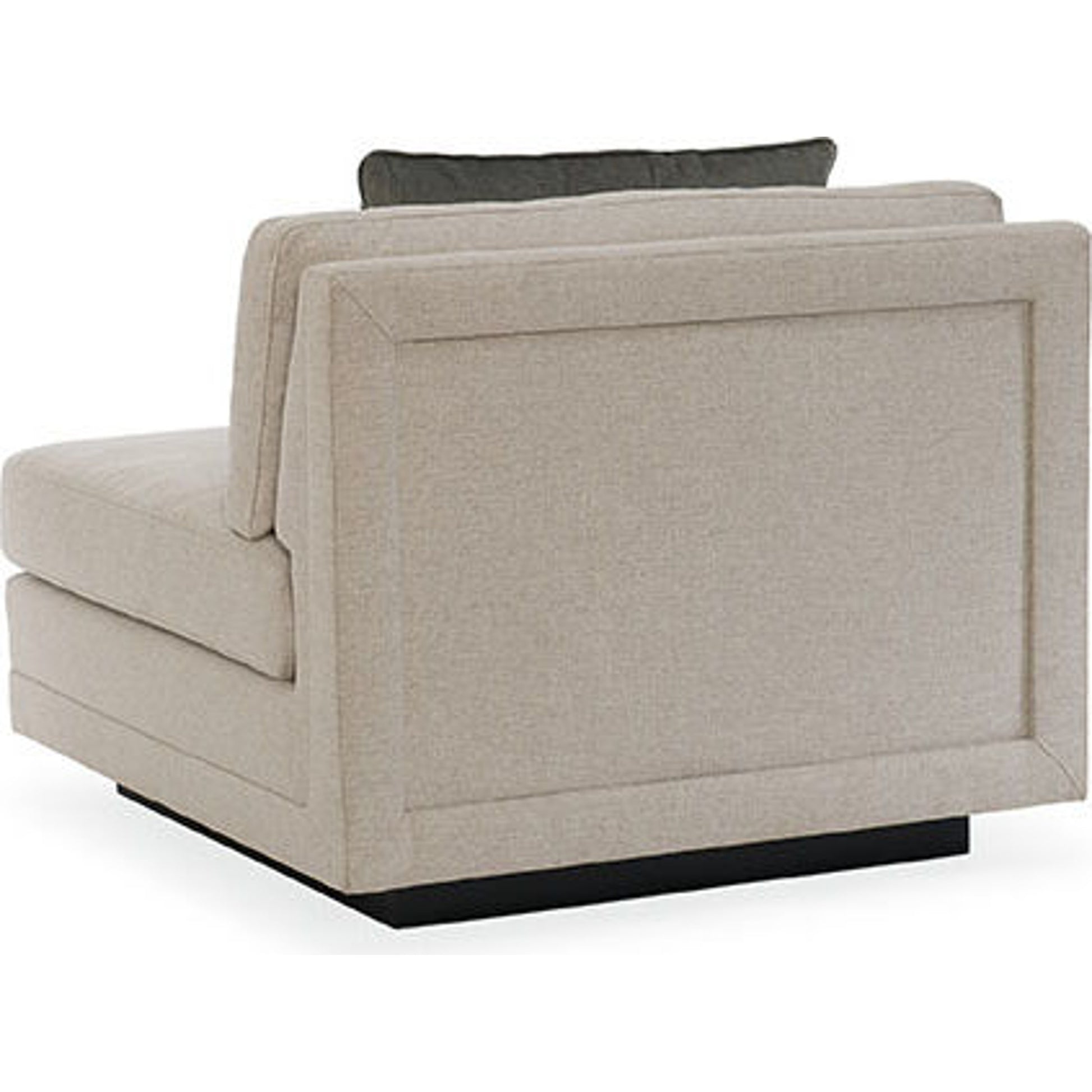 Fusion Armless Chair by Caracole in simply black. Made from birch in a modern style.
