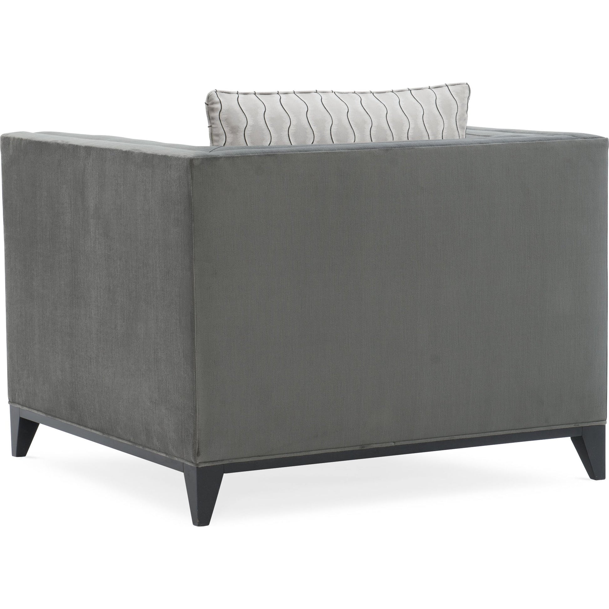 Grace Chair by Caracole in natural and satin ebony. Made from birch in a transitional style.