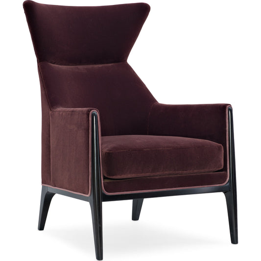 Boundless Chair by Caracole in satin ebony. Made from birch in a modern style.