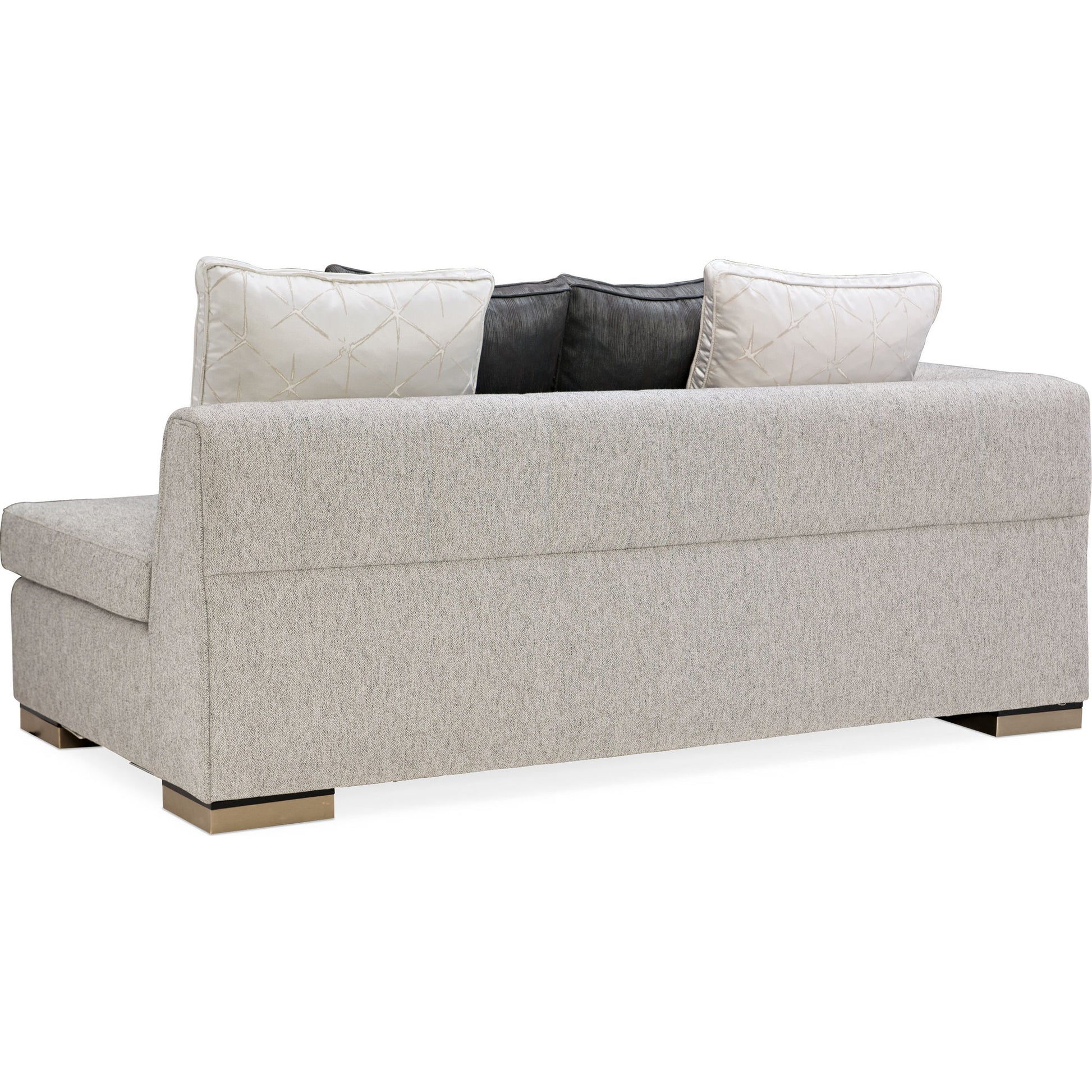 Edge Raf Loveseat by Caracole in satin ebony. Made from birch in a modern style.