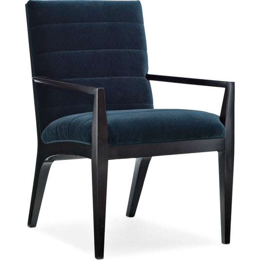 Edge Arm Chair (Set of 2) by Caracole in natural and eclipse. Made from asian hardwood in a transitional style.