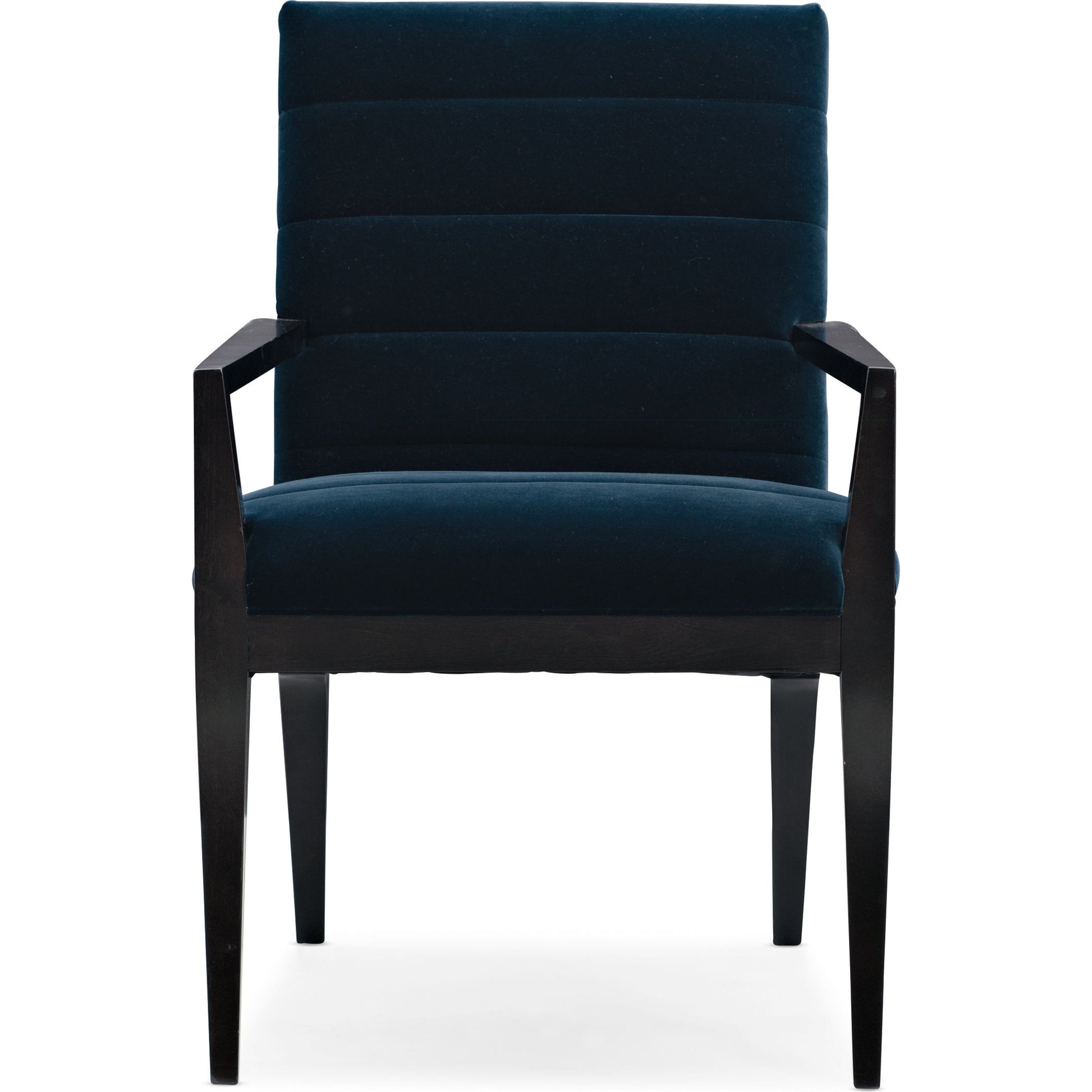 Edge Arm Chair (Set of 2) by Caracole in natural and eclipse. Made from asian hardwood in a transitional style.