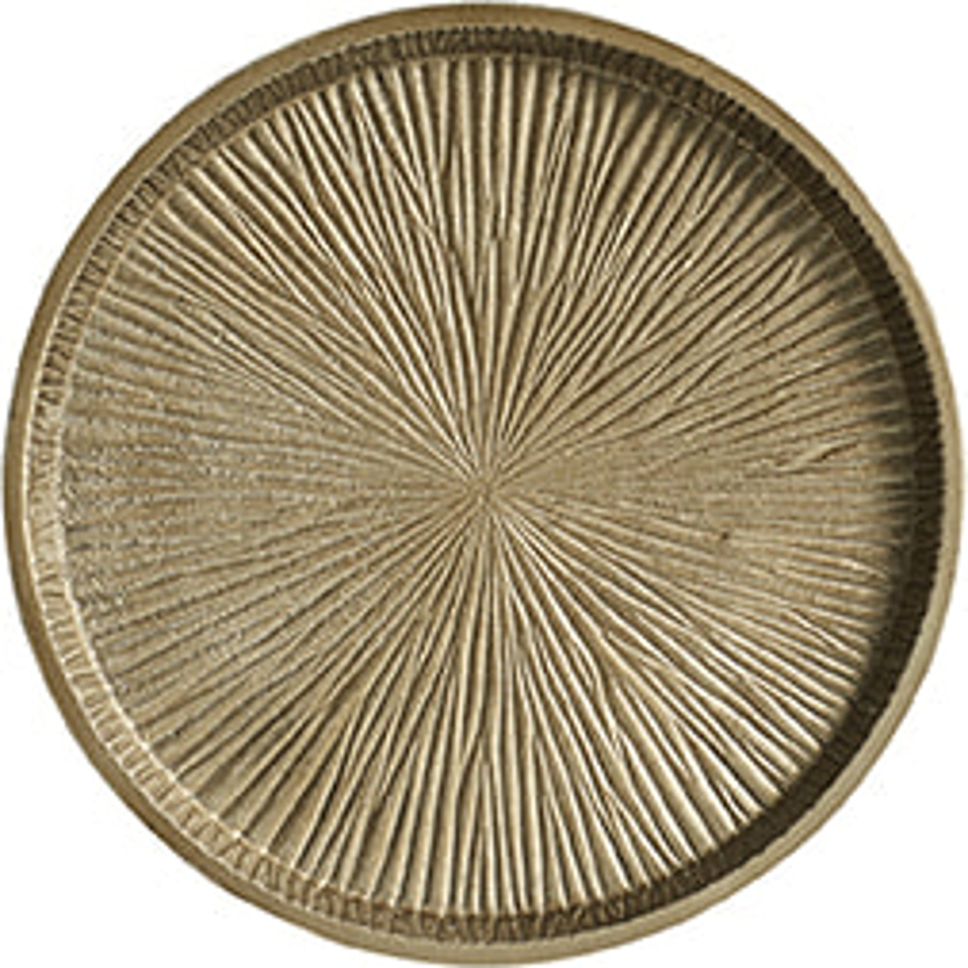 Remix Metal Spot Table by Caracole in natural and bronze gold metal. Made from cast metal in a eclectic & global style.