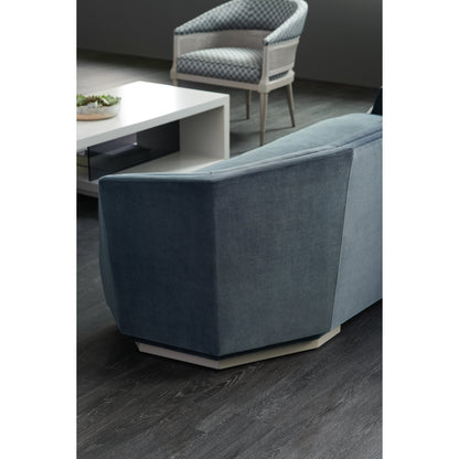 Expressions Sofa by Caracole in natural and london fog. Made from birch in a modern style.