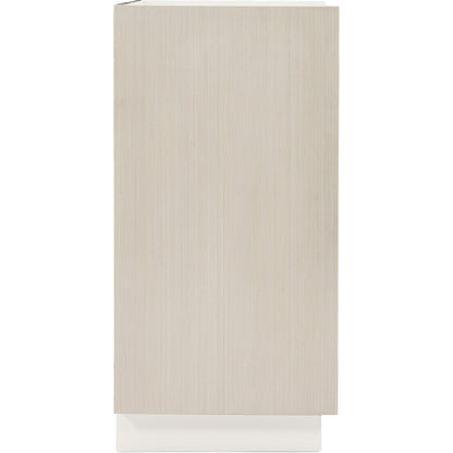 Expressions Door Chest by Caracole in gray, ash, taupe, gray and winter haze, ash taupe, delicate grey. Made from ash in a modern style.