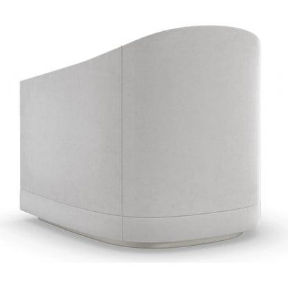 Da Vita Chair by Caracole in silver and soft silver. Made from pine in a modern style.