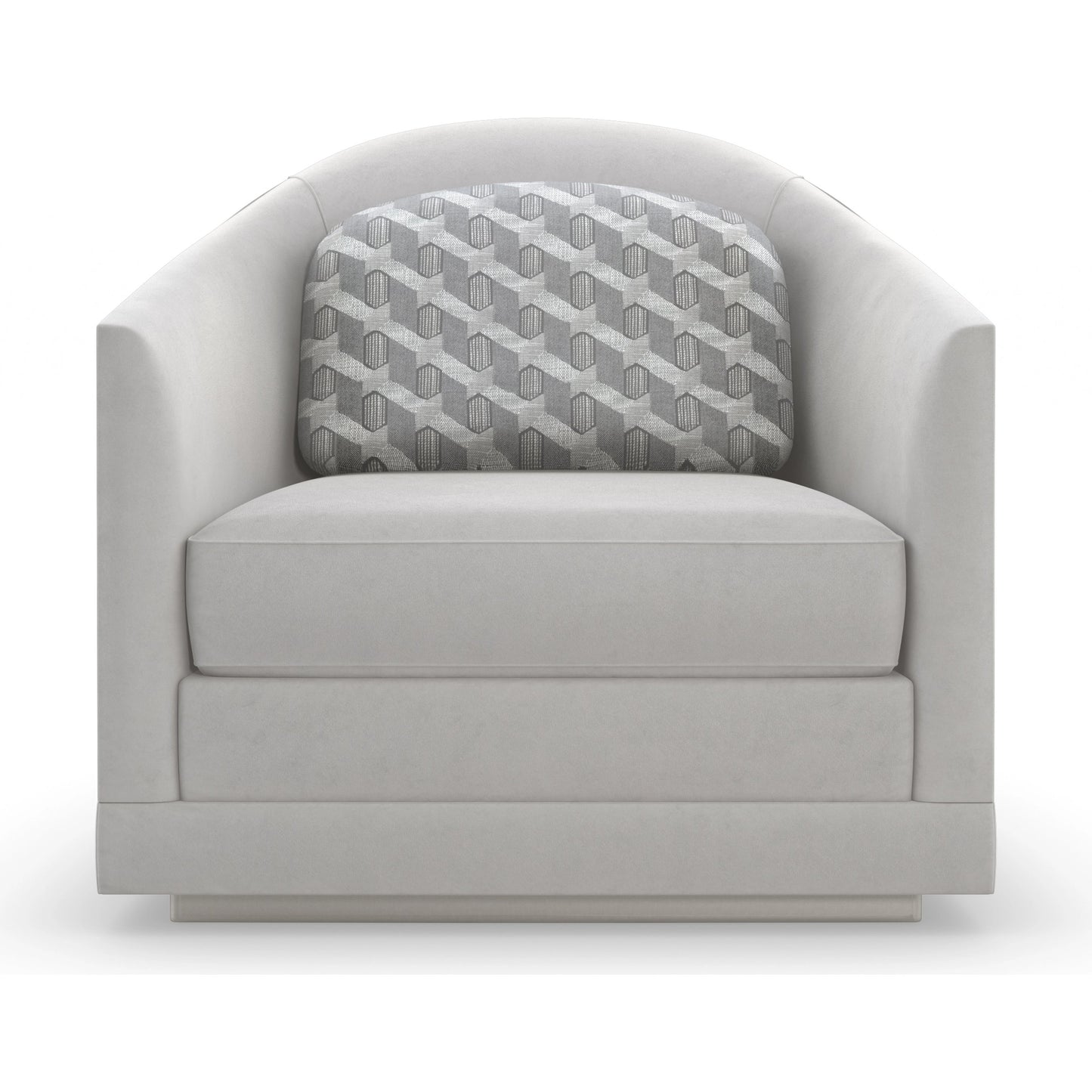 004 SI-1955832 | Additional Silo | Da Vita Chair by Caracole in silver and soft silver. Made from pine in a modern style.