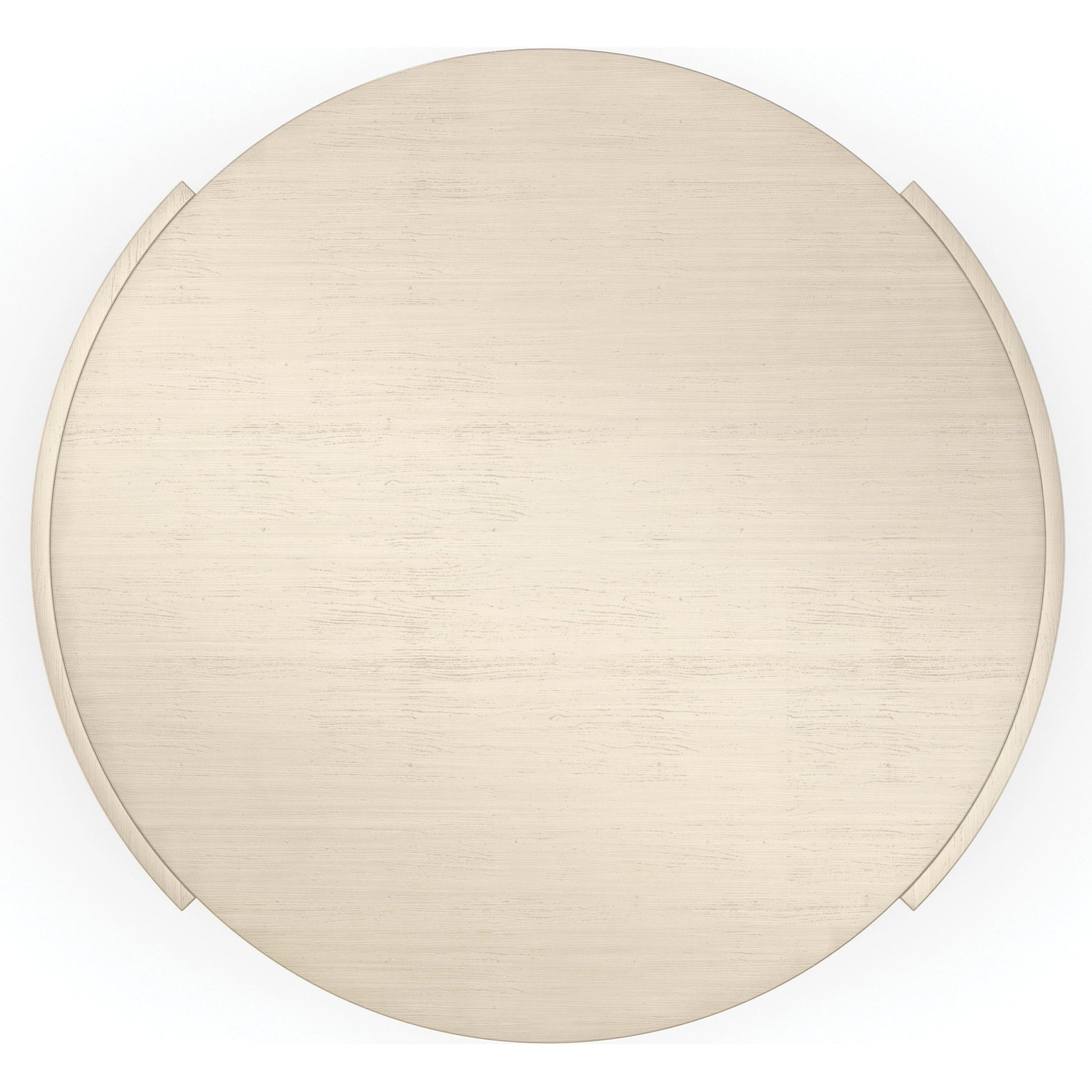 Da Vita Round End Table by Caracole in silver and thunder, smoked stainless steel. Made from birch, koto in a modern style.