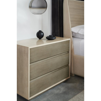 Da Vita Large Nightstand by Caracole. Made from birch, koto, maple in a modern style.