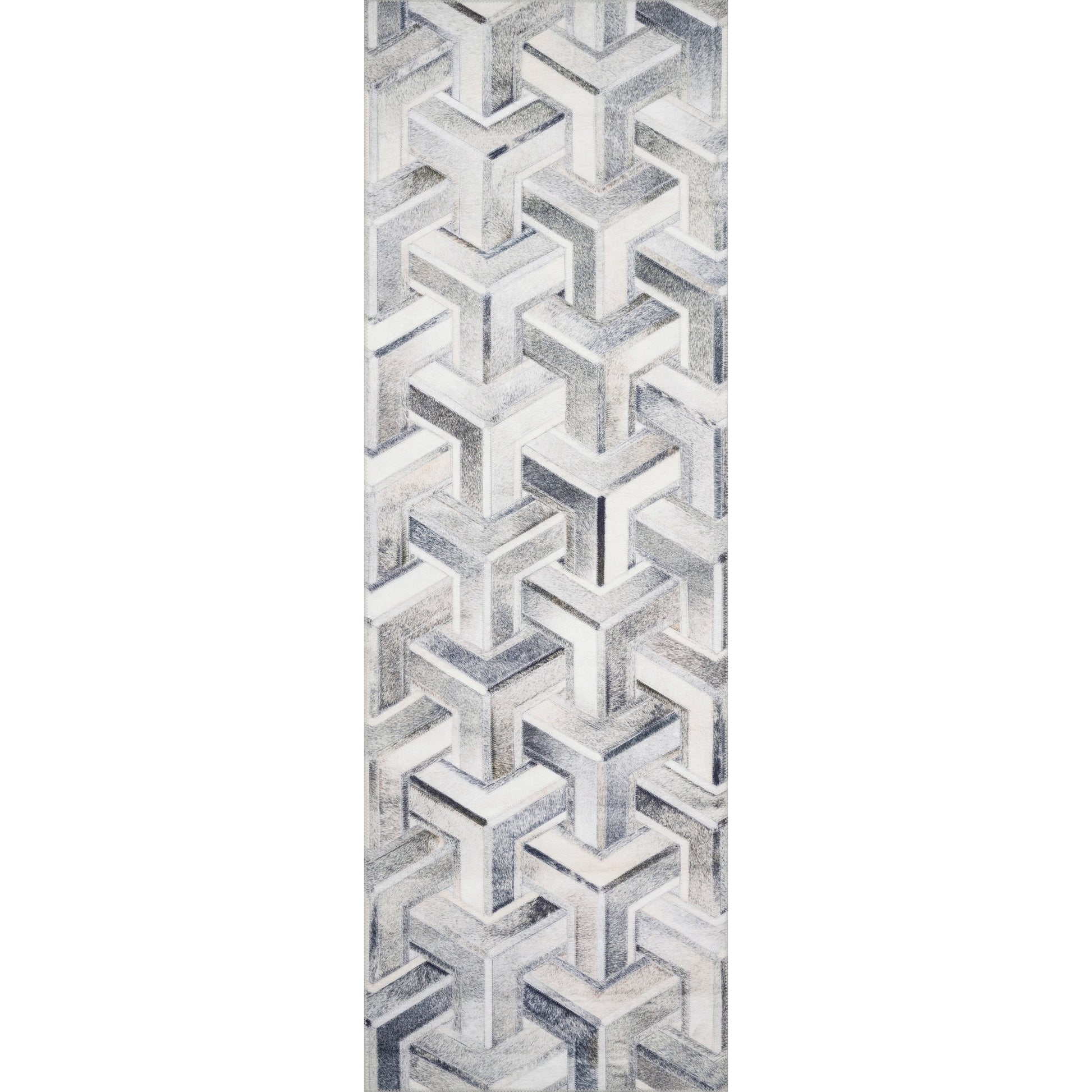 Maddox MAD-05 Rug by Loloi in silver, ivory. Made from 100% polyester in a modern style.