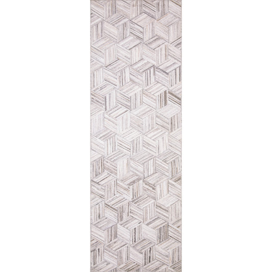 MAD-07 by Loloi in light gray, ivory. Made from 100% polyester in a modern style.