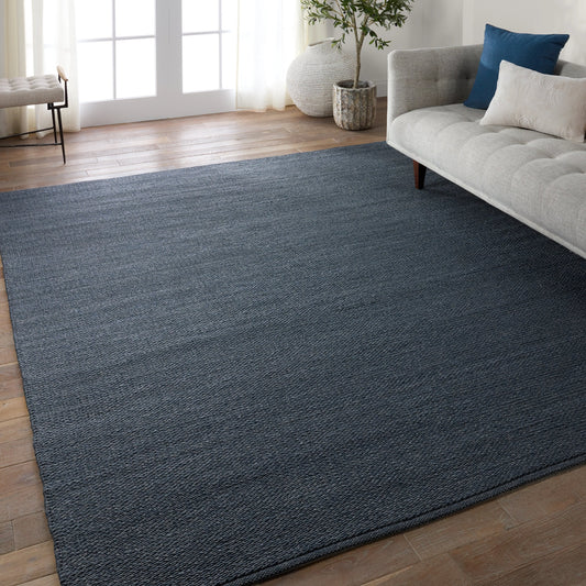 Maverick Ryker MAV07 Rug by Jaipur Living in blue. Made from 70% polypropylene 30% polyester in a unique style.