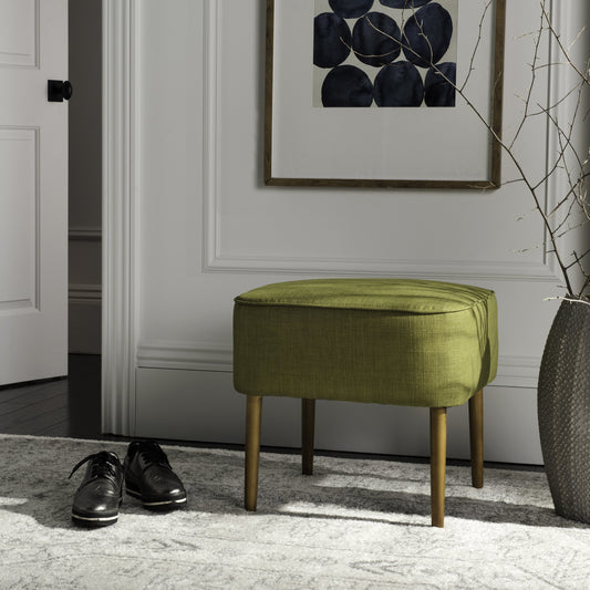 Renville Ottoman by HedgeApple Essentials in green. Made from unique in a modern style.