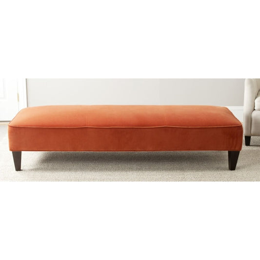 Kings Lounging Bench by HedgeApple Essentials in pumpkin. Made from birchwood in a modern style.
