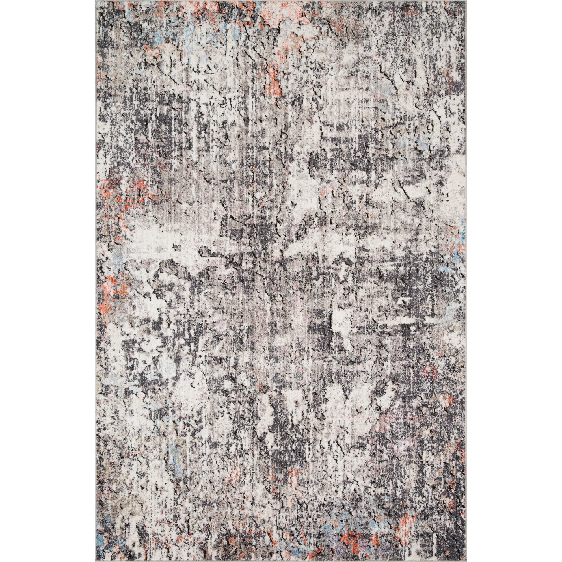 Medusa MED-01 Rug by Loloi in ivory, granite. Made from 100% polyester in a modern style.