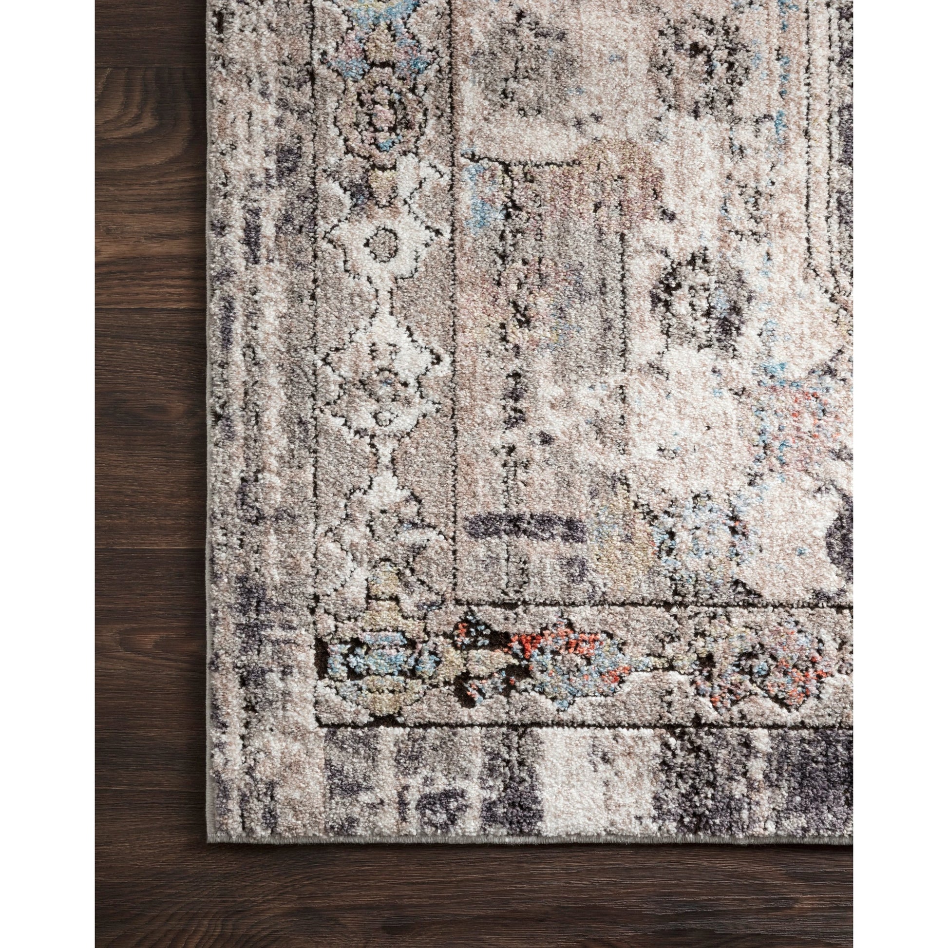 Medusa MED-05 Rug by Loloi in natural, stone. Made from 100% polyester in a transitional style.