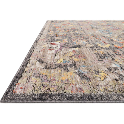 Medusa MED-06 Rug by Loloi in charcoal, fiesta. Made from 100% polyester in a transitional style.