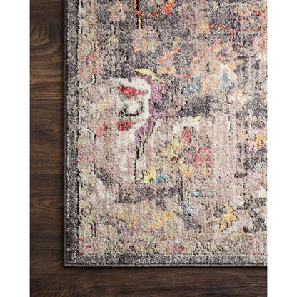 Medusa MED-06 Rug by Loloi in charcoal, fiesta. Made from 100% polyester in a transitional style.