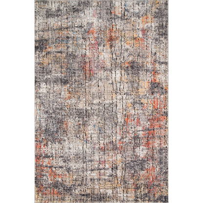 Medusa MED-07 Rug by Loloi in graphite, sunset. Made from 100% polyester in a modern style.