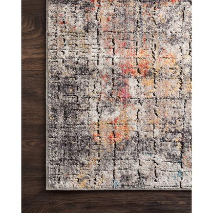 Medusa MED-07 Rug by Loloi in graphite, sunset. Made from 100% polyester in a modern style.