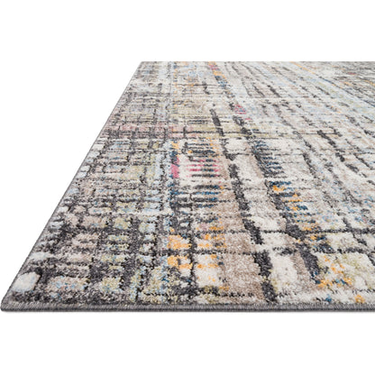 Medusa MED-08 Rug by Loloi in charcoal, multi. Made from 100% polyester in a modern style.