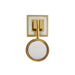 Milan Brass Pull Knob by Worlds Away. Made from metal, resin in a eclectic & global style.