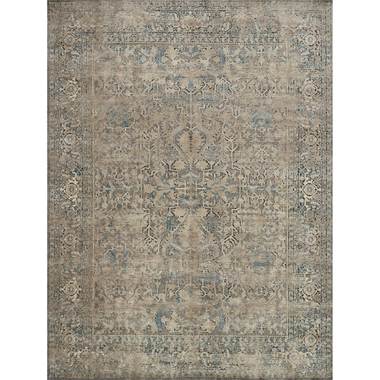 Millennium MV-01 Rug by Loloi in gray, stone. Made from polypropylene, polyester in a trans