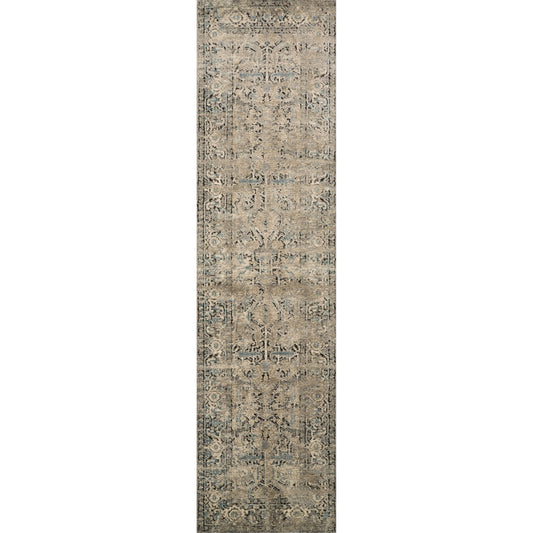 Millennium MV-01 Rug by Loloi in gray, stone. Made from polypropylene, polyester in a transitional style.