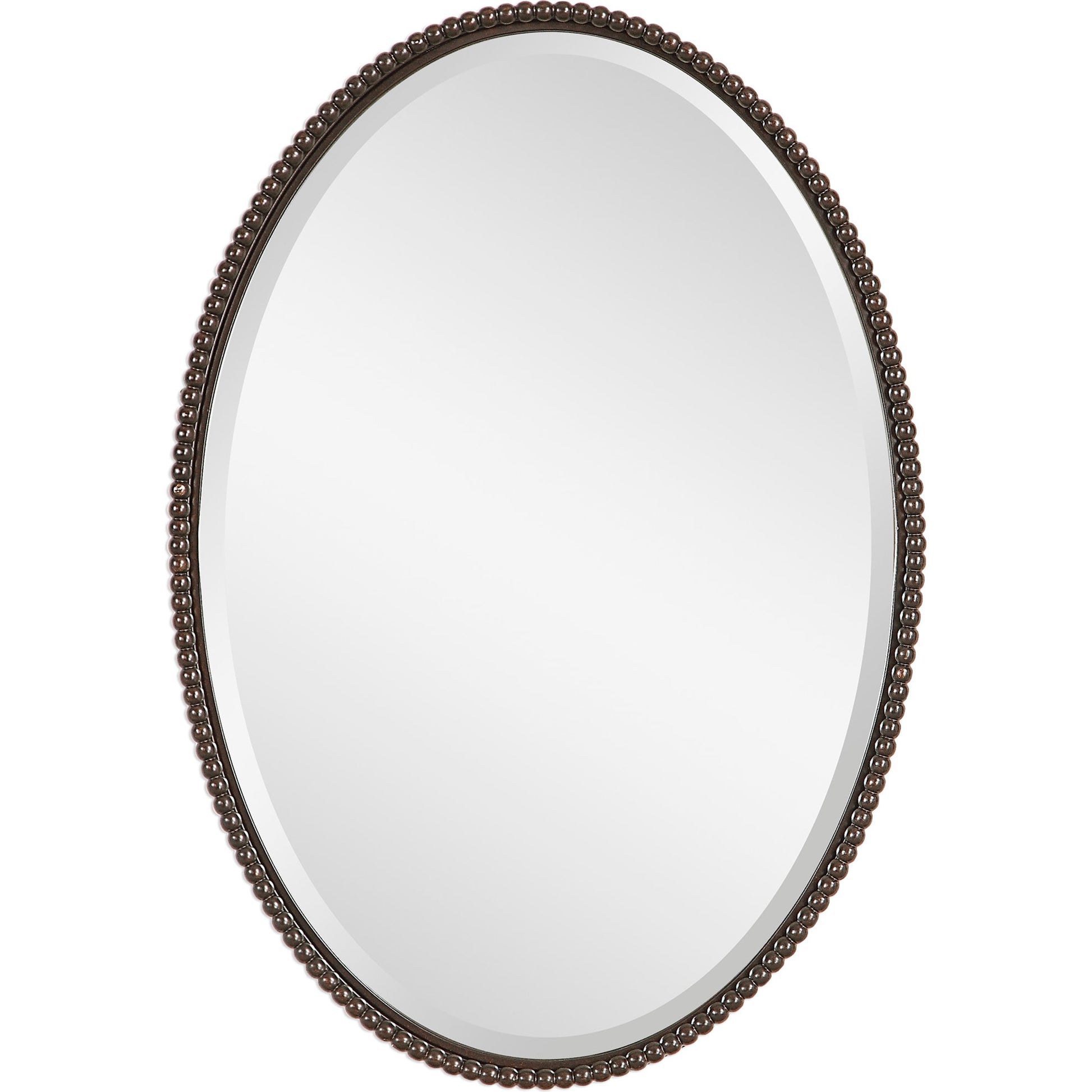 Sherise Oval Mirror by Uttermost. Made from metal, glass in a modern style.