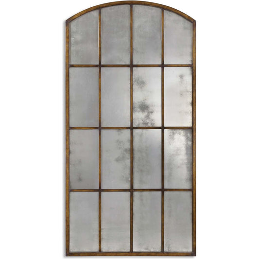Amiel Antique Arch Mirror by Uttermost. Made from metal, glass, mdf in a cottage & farmhouse style.