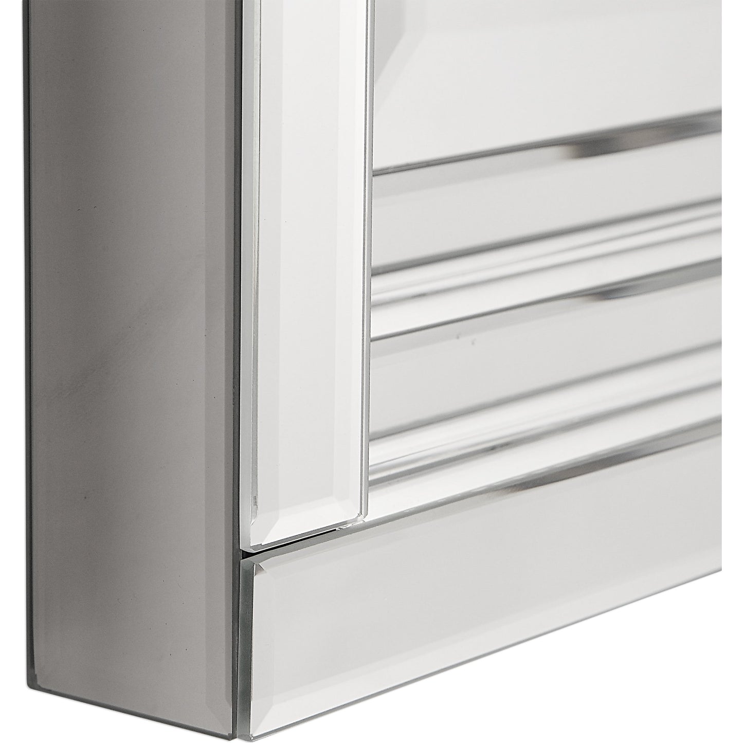 008 S-251744 | Lifestyle | Alanna Frameless Vanity Mirror by Uttermost. Made from glass, mdf in a modern style.