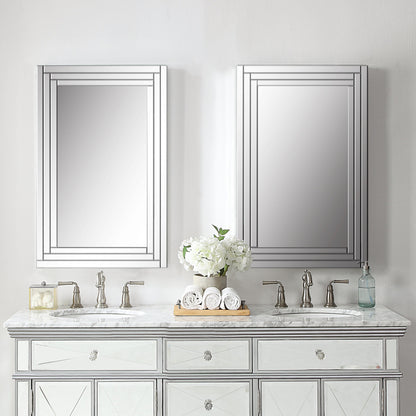 Alanna Frameless Vanity Mirror by Uttermost. Made from glass, mdf in a modern style.