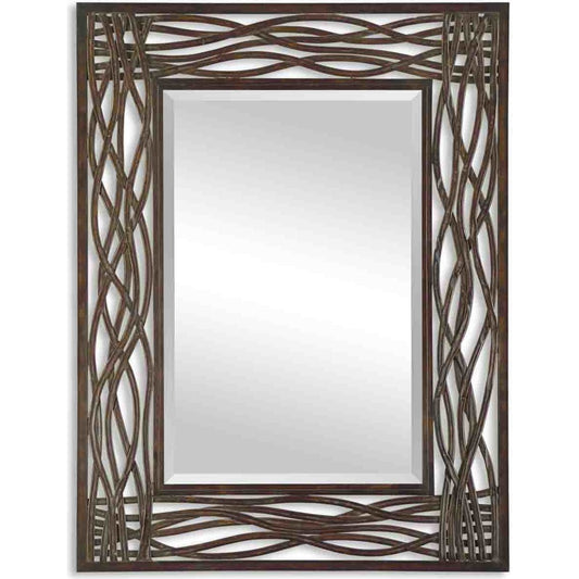 Dorigrass Mirror by Uttermost in metal. Made from metal in a modern style.