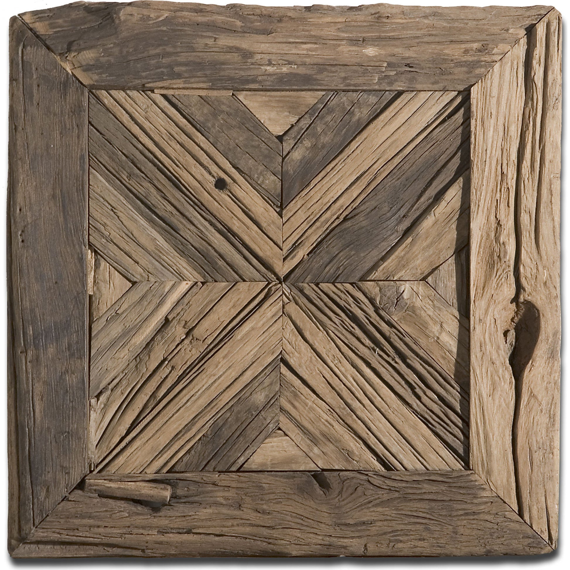 Rennick Reclaimed Wood Wall Art by Uttermost in multi. Made from reclaimed pine wood in a cottage & farmhouse style.