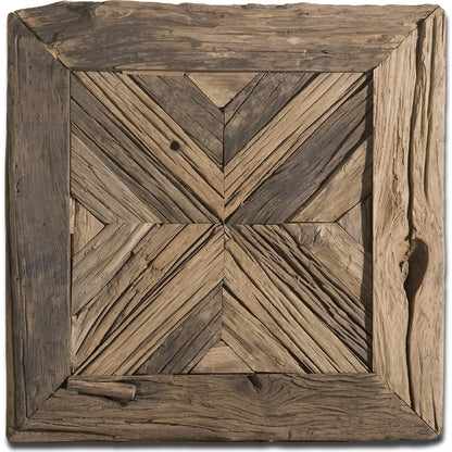 Rennick Reclaimed Wood Wall Art by Uttermost in multi. Made from reclaimed pine wood in a cottage & farmhouse style.
