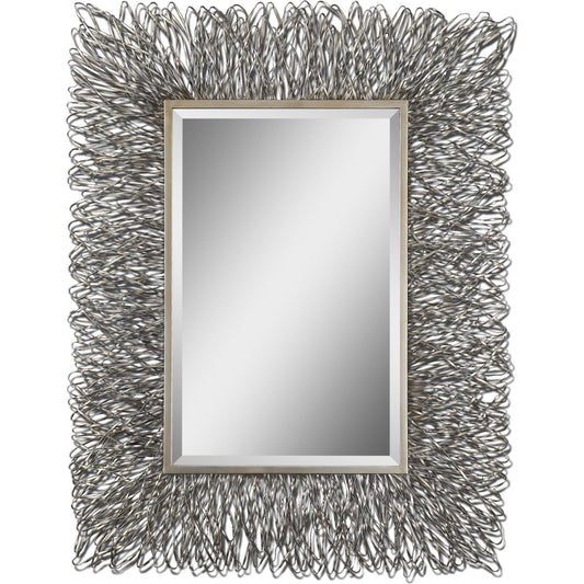 Corbis Decorative Metal Mirror by Uttermost in metal. Made from mirror in a modern style.