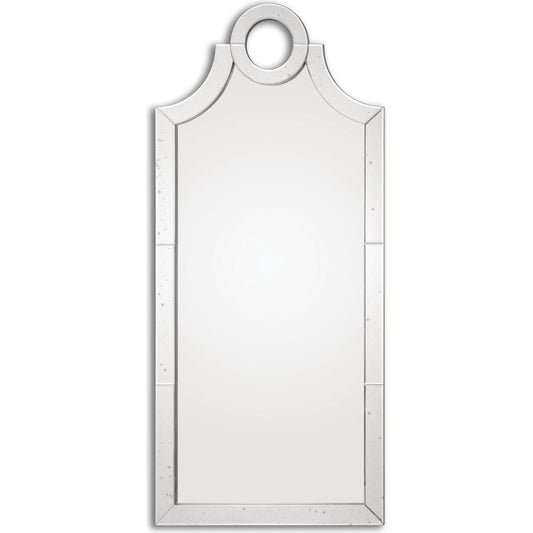 Acacius Arched Mirror by Uttermost. Made from mdf, glass in a transitional style.