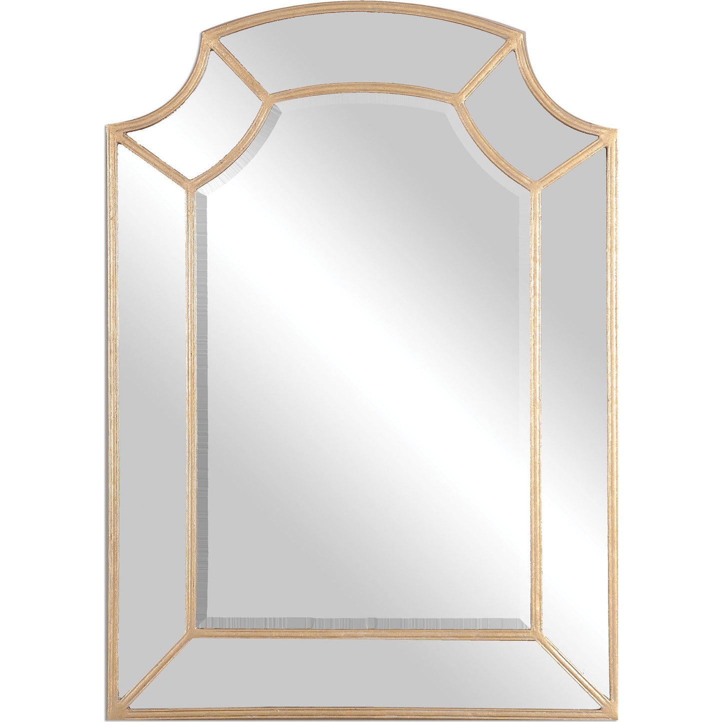 000 S-252046 | Primary Silo | Francoli Mirror by Uttermost in gold. Made from metal in a traditional style.