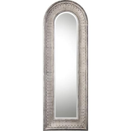 Argenton Arch Mirror by Uttermost in gray. Made from glass, iron, mdf in a cottage & farmhouse style.