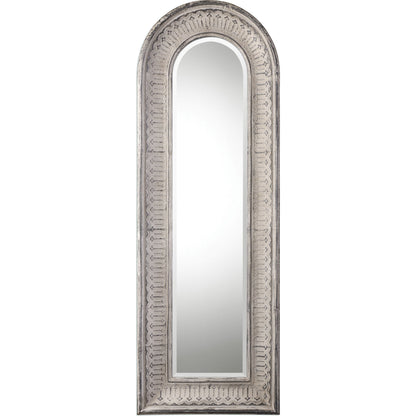 Argenton Arch Mirror by Uttermost in gray. Made from glass, iron, mdf in a cottage & farmhouse style.