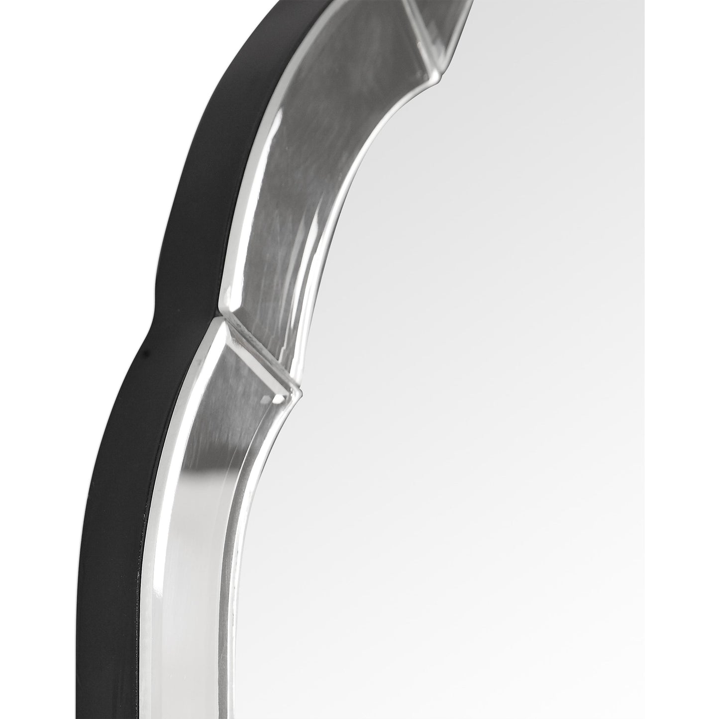 003 S-251817 | Lifestyle | Brayden Frameless Arched Mirror by Uttermost. Made from mirror, mdf in a transitional style.