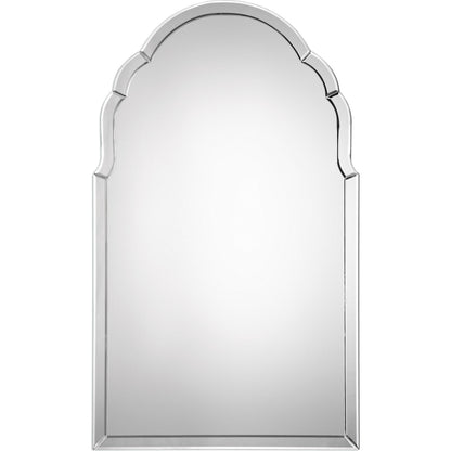 Brayden Frameless Arched Mirror by Uttermost. Made from mirror, mdf in a transitional style.
