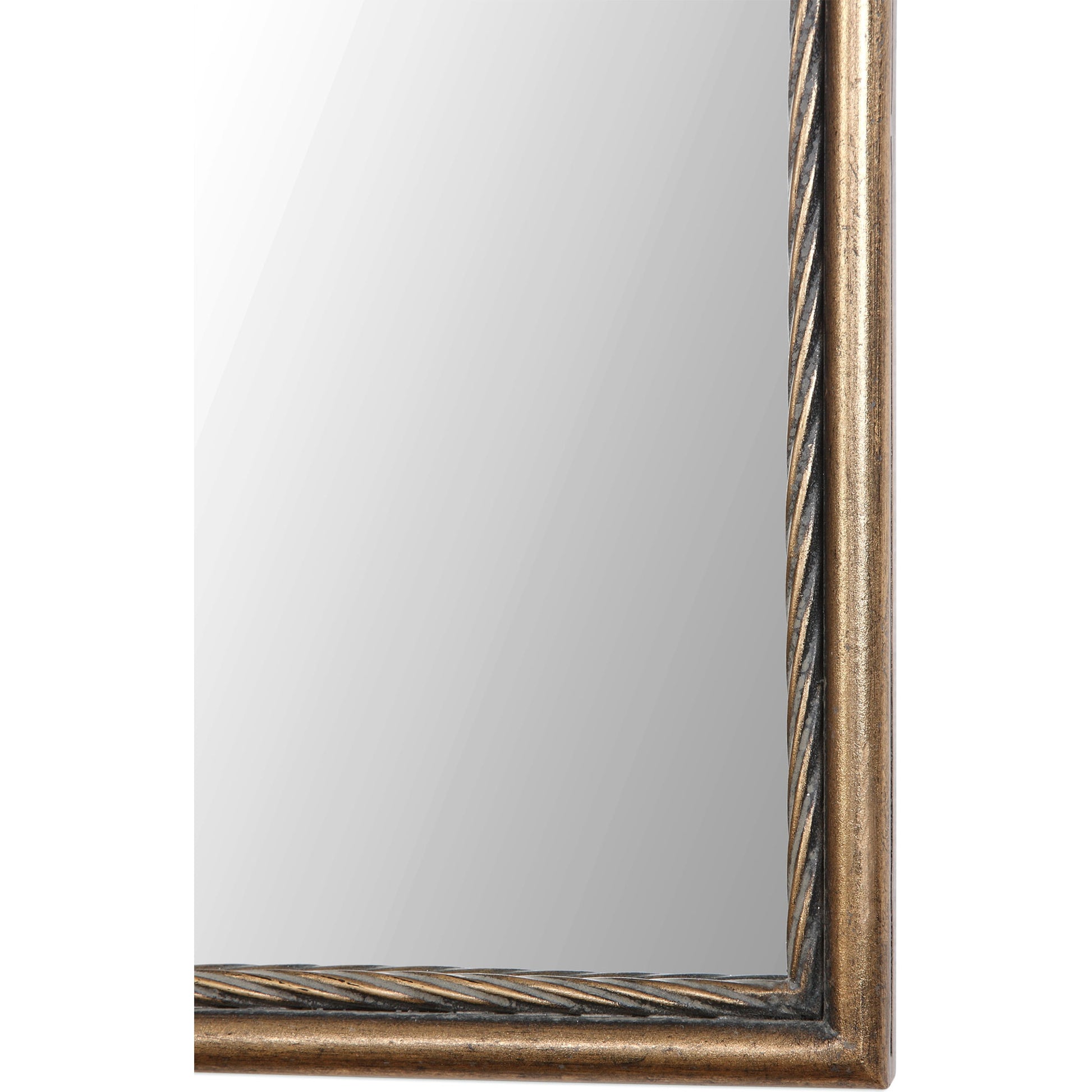 Adelasia Mirror by Uttermost in gold. Made from metal, glass, mdf in a transitional style.
