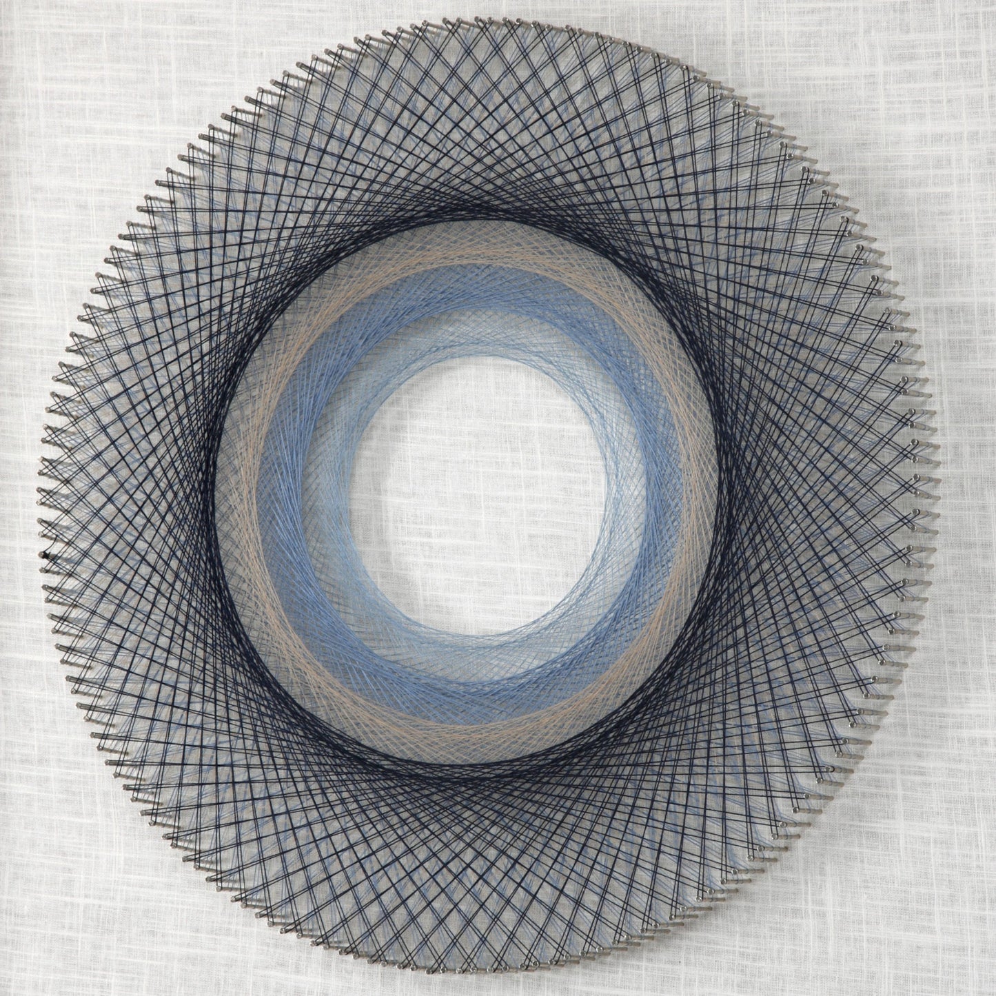 003 S-251619 | Additional Silo | String Duet Geometric Art (Set of 2) by Uttermost in multi. Made from thread, pine, glass, fabric in a modern style.