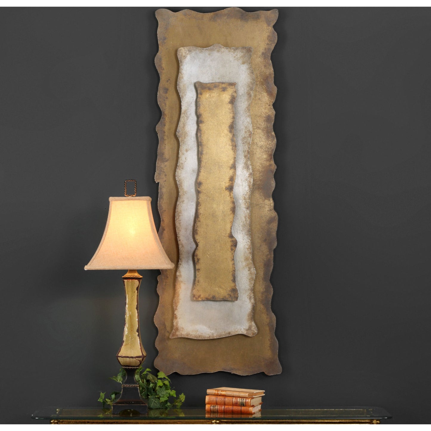 001 S-251631 | Lifestyle | Jaymes Oxidized Panel by Uttermost. Made from metal in a modern style.
