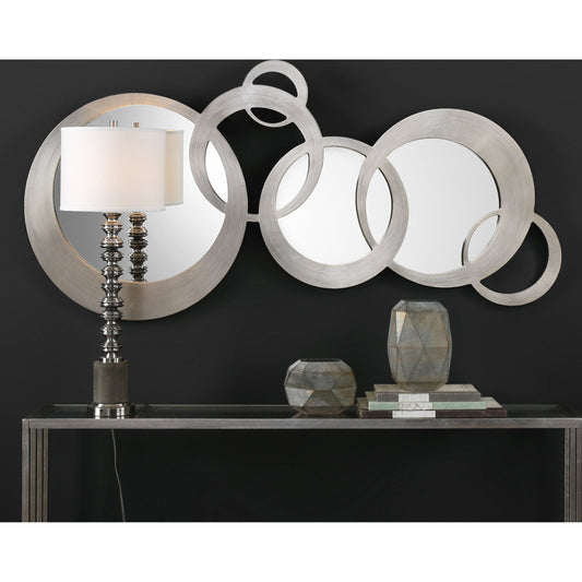 Odiana Mirror by Uttermost in silver. Made from mdf, mirror in a modern style.